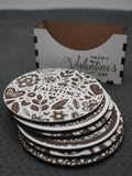 ❤️ Valentine’s Coaster Set – 6 Piece Set