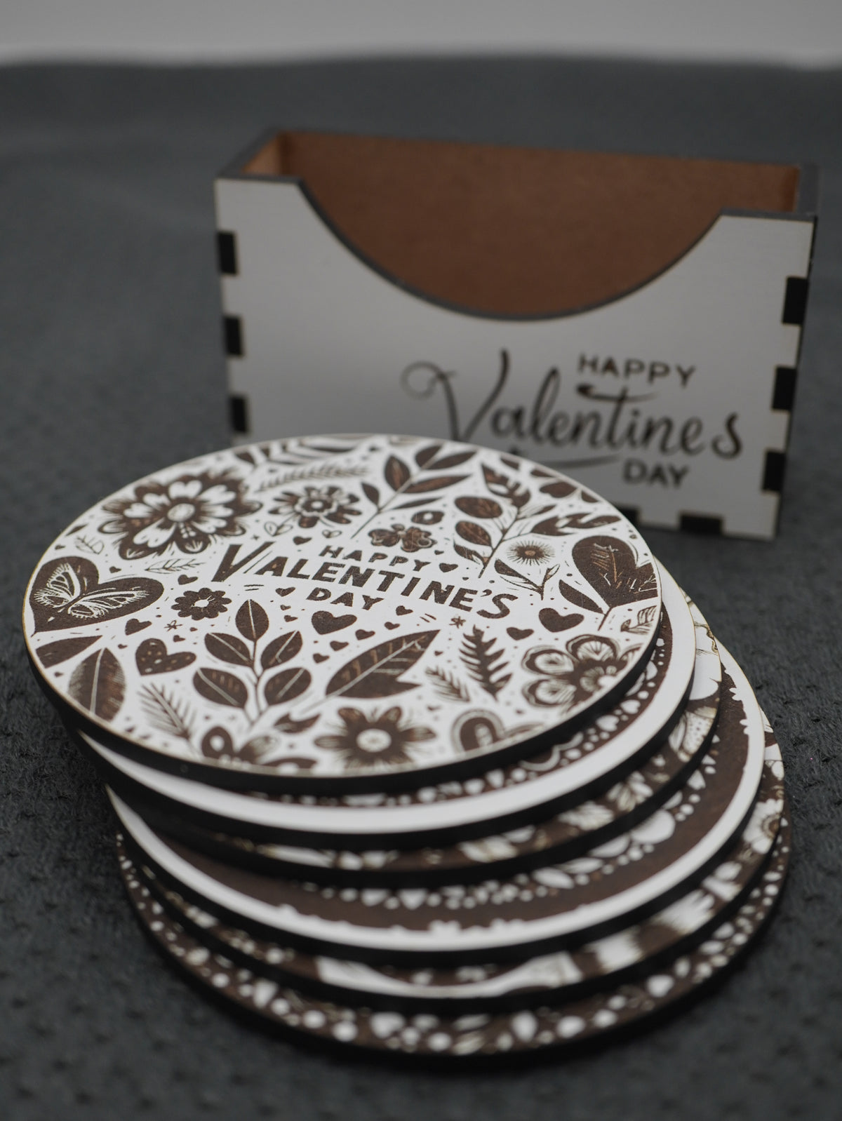 ❤️ Valentine’s Coaster Set – 6 Piece Set
